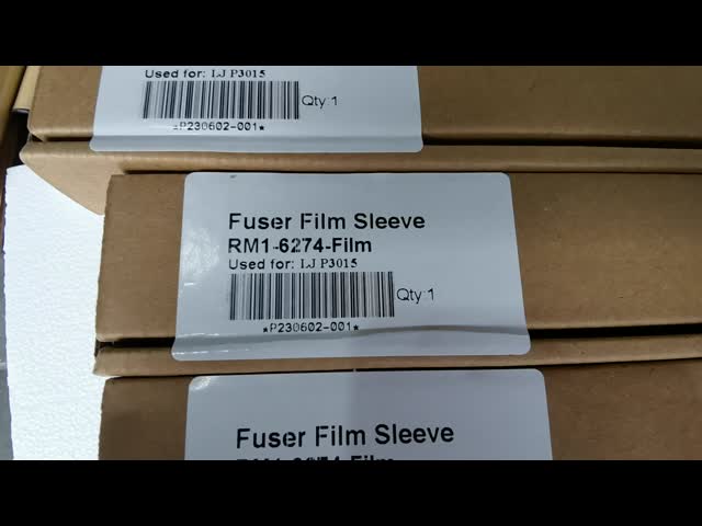 H P LaserJet P3015 M525 M521用のフィューザーフィルムスリーブ RM1-6274-FM3 LJ1200-FILM
