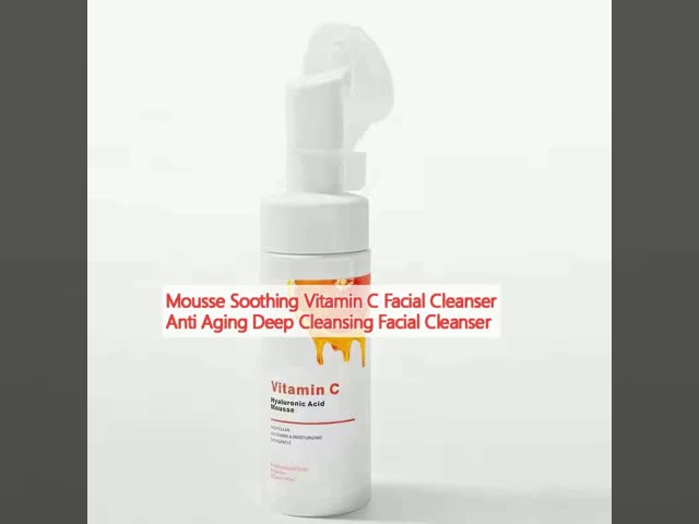 Mousse Limpador Facial Calmante Vitamina C Antienvelhecimento Limpeza Profunda Limpeza Facial