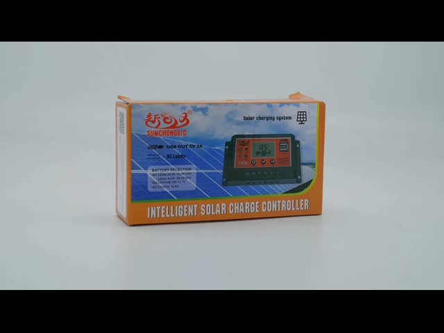 LCDディスプレイ 10アンプ 手動 PWM 太陽電池充電制御 24 ウォルト充電制御 コンパクト