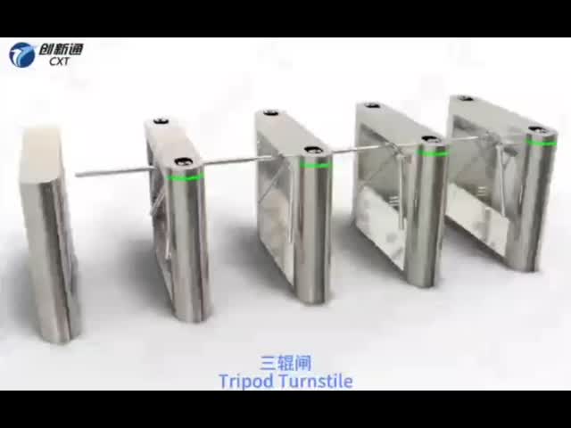 インテリジェント セキュリティ ゲート ターンスティール 垂直 三脚 ターンスティール 316 ステンレス スチール