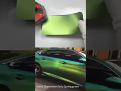 PET-PD505 PET Matte Chamäleon Frühjahr Grün 7,5 Milligramm Auto Matte Wrap