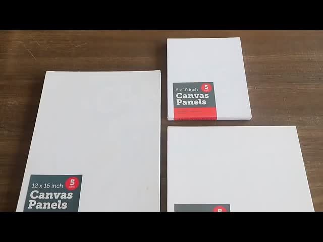 30x30cm 六角黒いキャンバスボード マット仕上げ アーティストの絵画