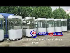 خانه نگهبان فولاد ضد زنگ پیش ساخته ، محافظ مدولار کم هزینه