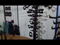 Custom Color Multifunctional Three Piece Handle Set For Back Training Strength Equipment Steel And Rubber Materials