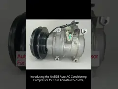 OEM 20Y-979-6121 Truck AC Compressor 24V For Komatsu PC200-7