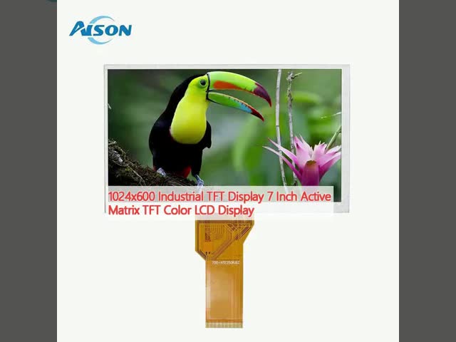 7インチ 1024x600 インダストリアル TFT ディスプレイ アクティブマトリックス TFT カラー LCD ディスプレイ