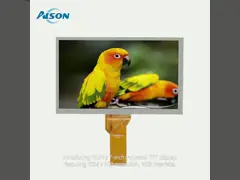 7 Zoll 1024x600 Industrielle TFT-Anzeige Aktive Matrix TFT Farb-LCD-Anzeige