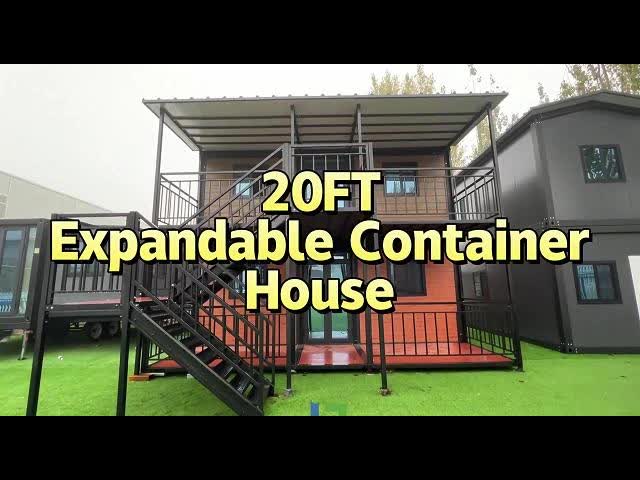20FT 40FT 拡張可能なコンテナハウス ダブルウィング カスタマイズされたレイアウト