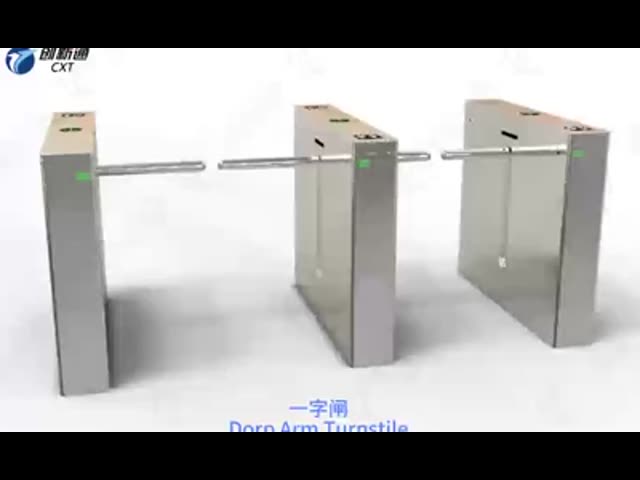 201 Stainless Steel Intelligent Security Entrance Systems Drop Arm Gate