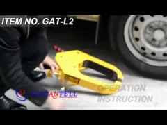قفل چرخ ضد استاتیک گیره چرخ ضد اتومبیل امنیتی ضد کاروان