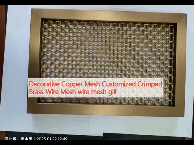 装飾用銅網 オーダーメイド 折りたたまれた銅網 ワイヤ網 ワイヤ網 ゲイル
