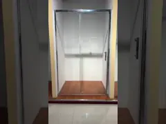 5/6mm स्लाइडिंग ग्लास शॉवर दरवाजे 120*190cm आकार टेम्पर्ड ग्लास एल्यूमीनियम फ्रेम
