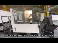 SMTCL Small Parts Machining HTC16H Metal Slant Bed CNC Lathe 8 Stations Horizontal CNC Lathes