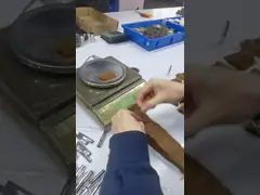 A62 cabeza plana ceja profesional de polvo de cepillo logotipo personalizado duradero