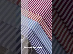 Modische Stoffe aus elastischem gestreiftem Material für lässige Kleidung