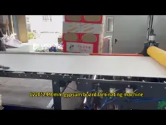 2 millions de mètres carrés de double face Pvc machine de stratification entièrement automatique pour la planche de gypse