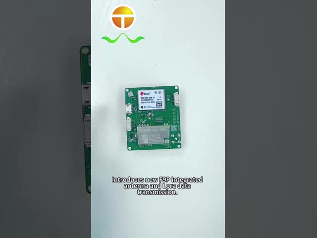 ZED-F9P-01B-01-LORA 統合 L1+L2 双帯アンテナと LORA モジュールはベースステーションまたはモバイルステーションとして使用できます