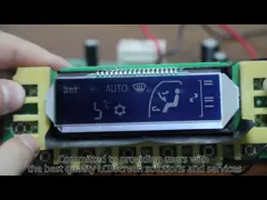 VDD 3.3V Negative Transmissive 7 Segment LCD Display TN Segment Vehicle LCD Display