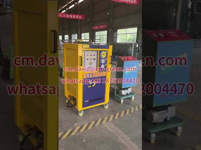Equipamento de reciclagem de óleo menos ac da bomba de recuperação de refrigerante