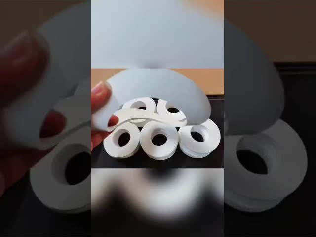 ASME B16.21 Nonmetallic PTFE Flat Gasket White Color For Flat Face Pipe Flanges
