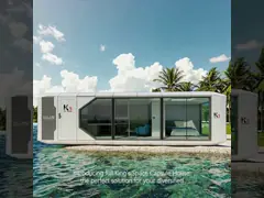 White Or Customized Space Capsule House Prefabricated Construction Needs 11000 Kgs