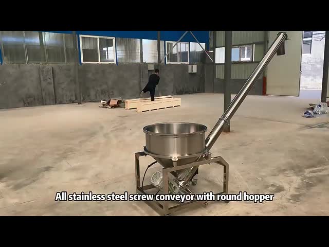 工業用ホッパーチューブステンレス鋼U型スクリューフィッダーコンベヤー