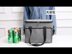 Custom Insulated Lunch Bags 10.5L Leakproof Freezable Cooler Bag With Adjustable Shoulder Strap For Kids / Adults Black