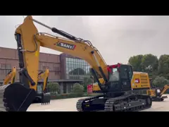 Sany marca SY375H Excavadoras mineras usadas de gran tamaño de 37 toneladas excavadora hidráulica de segunda mano video