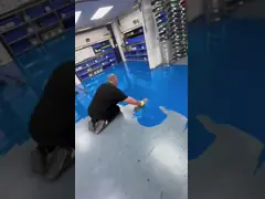 Industrial Epoxy Floor Coating Self-Leveling Creates Smooth Mirror-Like Finish