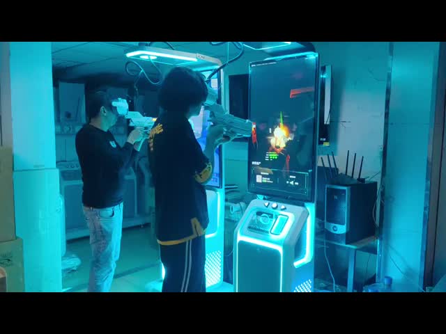Self Service 9D VR Interactive Shooting Game Machine Simulator For Shopping Mall