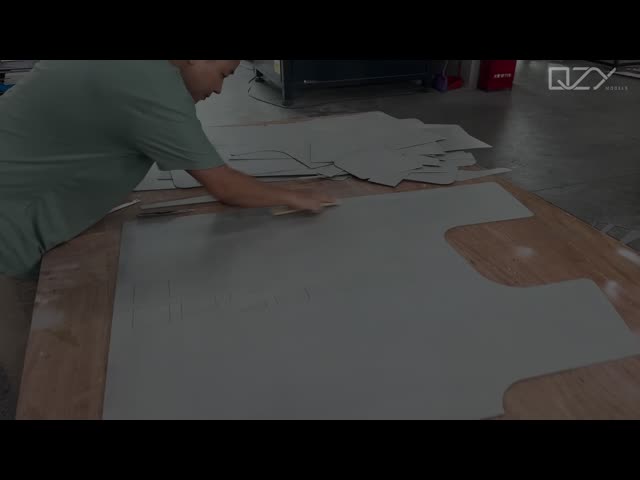 Aedas 1/200 深?? ロングガン生態情報 谷のアートモデル 建築モデル