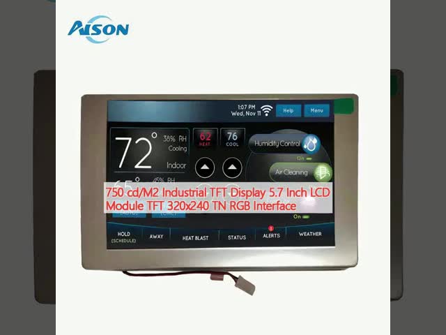 750 cd/M2 インダストリアル TFT ディスプレイ 5.7 インチ LCD モジュール TFT 320x240 TN RGB インターフェース