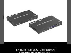 200m 1080P 4K HDMI KVM USB Video Extender Via Single Cat5e / 6 Cable
