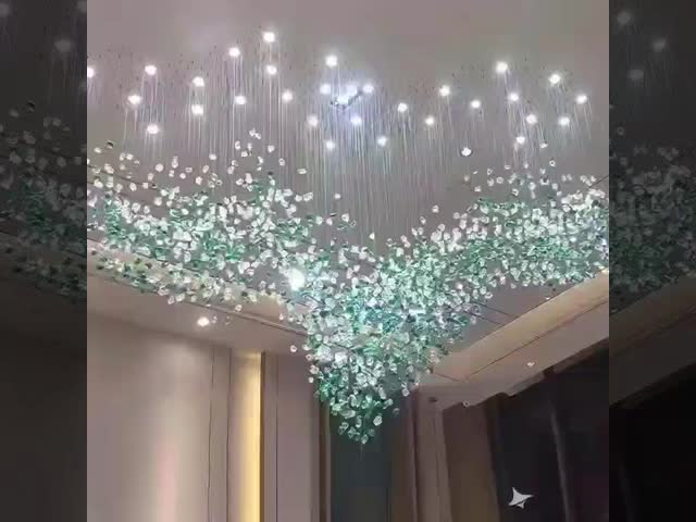 装飾アート ホテルホール 水晶ガラス吊飾 天井 吊飾吊飾