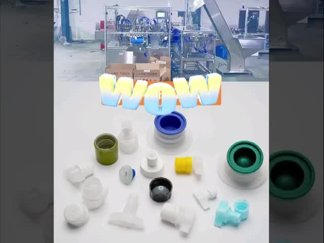 オーダーメイドプラスチックフィットメントスプートとキャップ蓋 Doypackスプートポック包装のための
