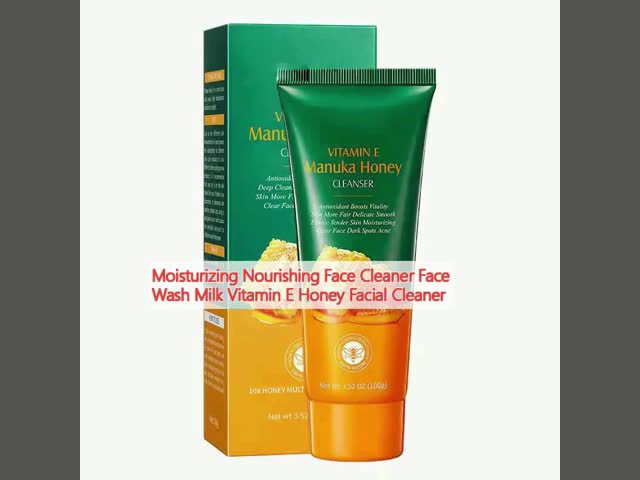 Hidratante Nutritivo Limpeza facial Limpeza facial Leite Vitamina E Mel Limpeza facial