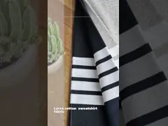 Gute Empfindung und modische Faltenbeständige Baumwolle Französisch Terry Stoff für Hoodie