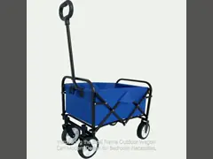 Steel Frame Outdoor Wagon Cart Modern Design for Bedroom Necessities