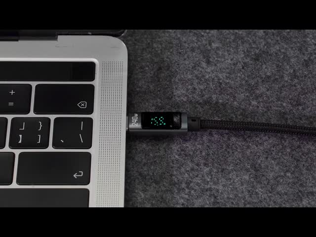 アルミ合金 C-C USB C から C 充電ケーブル 100W ES-X47 シリーズ 1m 2m