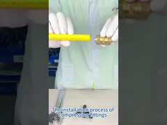 TUBOMART Pipe Fitting Brass Swivel Joint Screw Fitting Male Female Compression Brass Fittings For Pex Multilayer Pipe