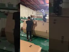 Manual Corrugated Box Stitcher 400nails/min Auto Push With Double Servo