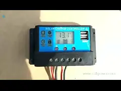 Controller del pannello solare PWM automatico 12v 24v 10a 20a 30Amp Con display LCD Dual USB