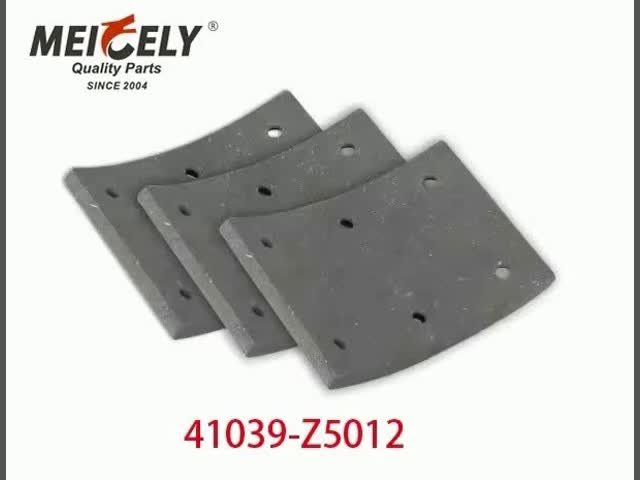 41039-Z5012 44066-Z5012 Brake Lining For Mitsubishi Truck MC838885 video