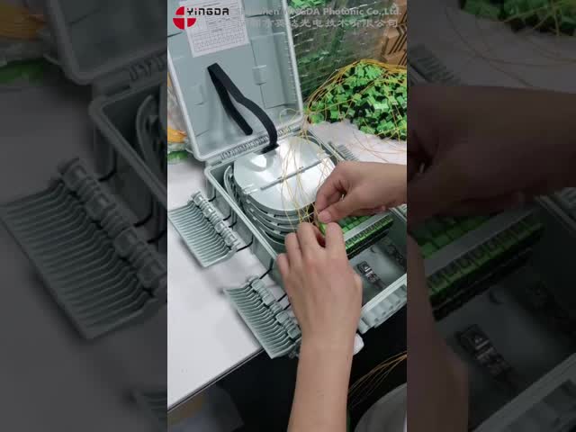 Коробка Splitter оптического волокна переходника 2x32 IP65 LC APC двухшпиндельная
