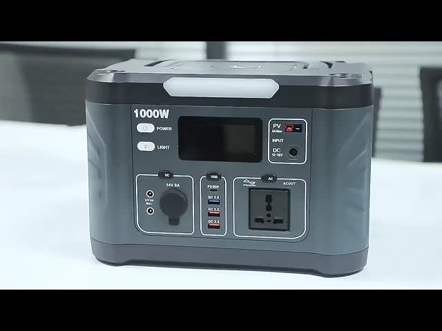 Pure Sine Wave Portable Power Station 799.2wh / 1000 Watt Solar Generator OEM