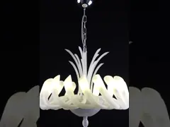 Europea Modern Chandelier Simple Home Living Room Bedroom Decorative Lighting clear Amber Luster Shopping Mall Pendant Lamp