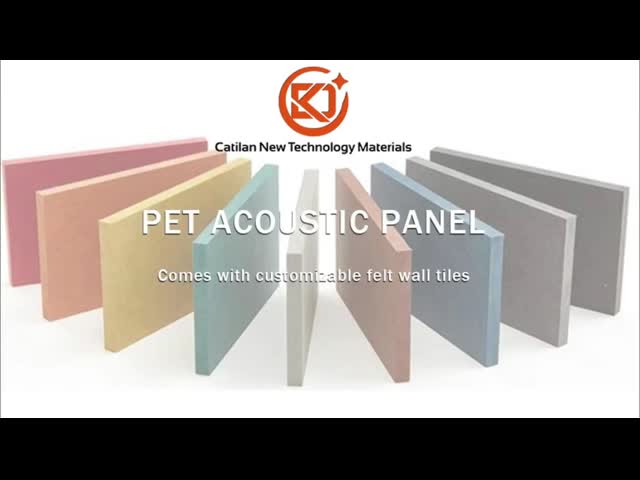 100% PET 音響パネル 覆蓋効率 フェルト 音響パネル カスタムサイズ 色