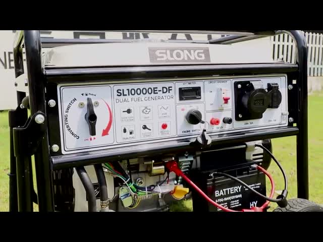 高信頼性の二重燃料 10kw 12kw 低運用コストのインバーター発電機