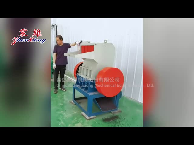 High Capacity Plastic Crusher Fast Shredding Plastic Auxiliary Equipment