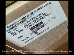 STTH30RQ06GY Integrated Circuit Chip 600V Ultra Fast Recovery Rectifiers D2PAK-3
